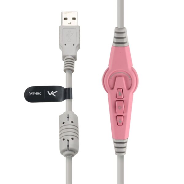 FONE HEADSET GAMER CHROMA USB 7.1 RGB ROSA - GH804 - Imagem 10