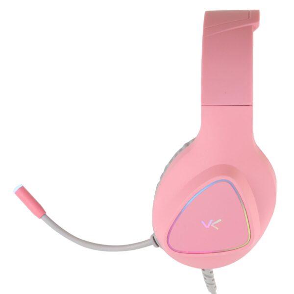 FONE HEADSET GAMER CHROMA USB 7.1 RGB ROSA - GH804 - Imagem 3