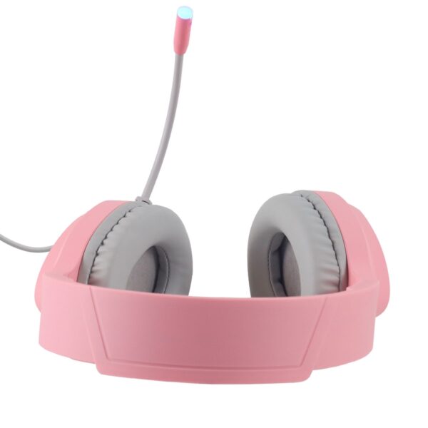 FONE HEADSET GAMER CHROMA USB 7.1 RGB ROSA - GH804 - Imagem 5