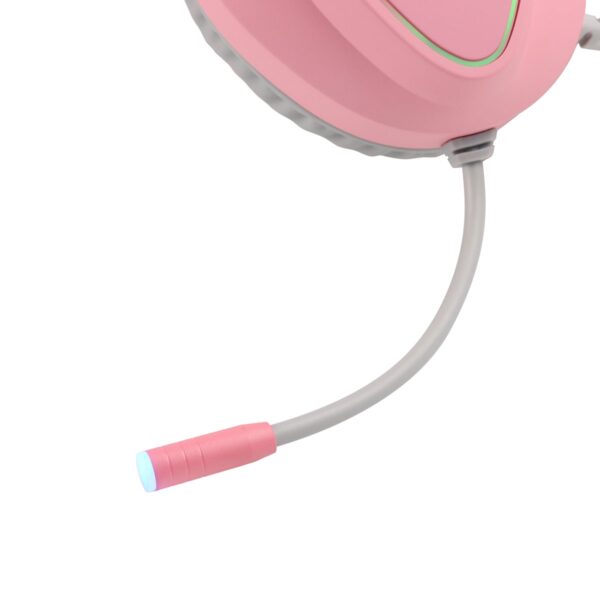 FONE HEADSET GAMER CHROMA USB 7.1 RGB ROSA - GH804 - Imagem 6