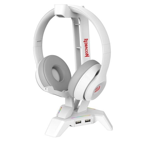 SUPORTE PARA HEADSET SCEPTER RGB ELITE BRANCO - Imagem 2