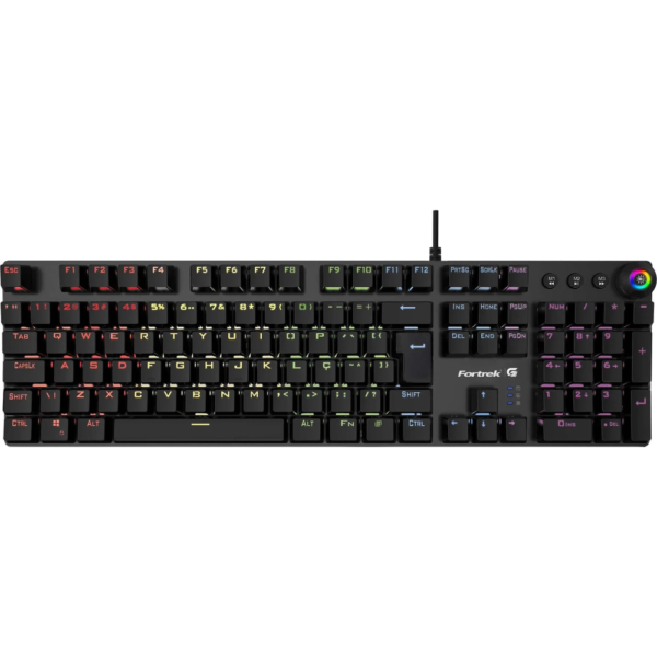 TECLADO GAMER MECANICO FORTREK G K7 BK RGB - Imagem 2