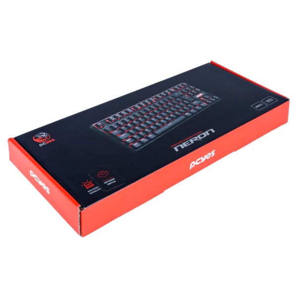 TECLADO GAMER MECANICO TKL NERON - SWITCH OUTEMU RED HOTSWAP - LED VERMELHO - PCYES - PNOHRDV - Image 13