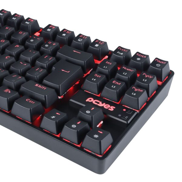 TECLADO GAMER MECANICO TKL NERON - SWITCH OUTEMU RED HOTSWAP - LED VERMELHO - PCYES - PNOHRDV - Image 8