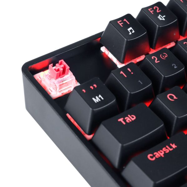 TECLADO GAMER MECANICO TKL NERON - SWITCH OUTEMU RED HOTSWAP - LED VERMELHO - PCYES - PNOHRDV - Image 9