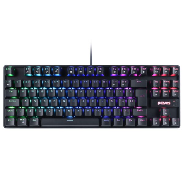 TECLADO GAMER MECANICO TKL NERON - SWITCH OUTEMU BLUE HOTSWAP - LED RGB - PCYES - PNOHBLRGB