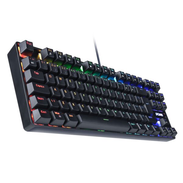 TECLADO GAMER MECANICO TKL NERON - SWITCH OUTEMU BLUE HOTSWAP - LED RGB - PCYES - PNOHBLRGB - Imagem 13
