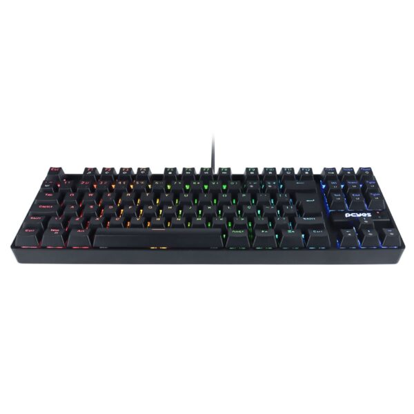 TECLADO GAMER MECANICO TKL NERON - SWITCH OUTEMU BLUE HOTSWAP - LED RGB - PCYES - PNOHBLRGB - Imagem 10