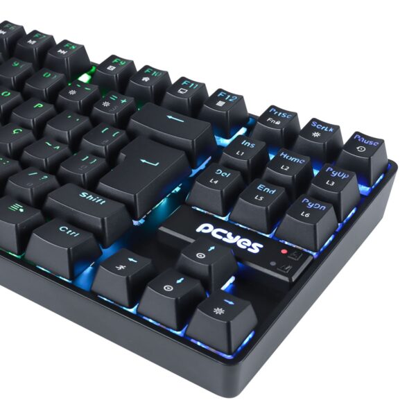 TECLADO GAMER MECANICO TKL NERON - SWITCH OUTEMU BLUE HOTSWAP - LED RGB - PCYES - PNOHBLRGB - Imagem 7