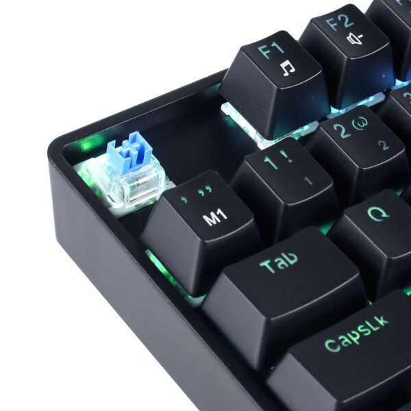 TECLADO GAMER MECANICO TKL NERON - SWITCH OUTEMU BLUE HOTSWAP - LED RGB - PCYES - PNOHBLRGB - Imagem 6