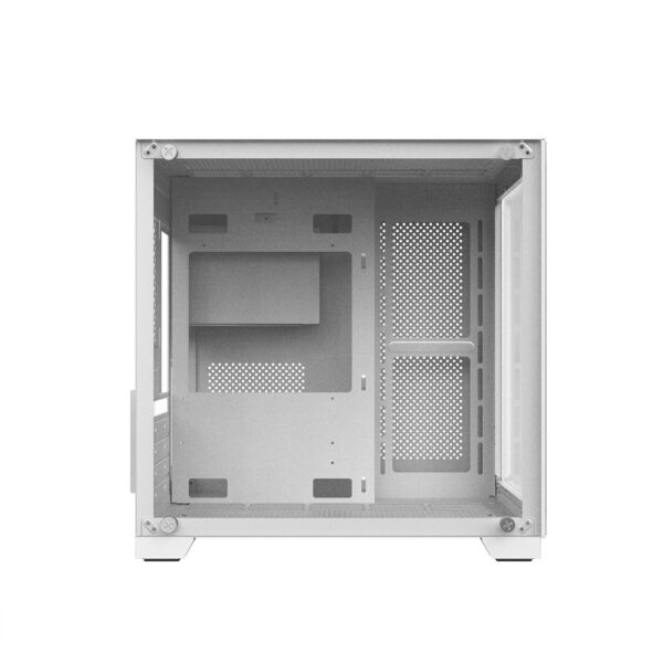 GABINETE GAMER FORCEFIELD WHITE GHOST - FRONTAL E LATERAL EM VIDRO - PCYES - GFFWGP - Imagem 4