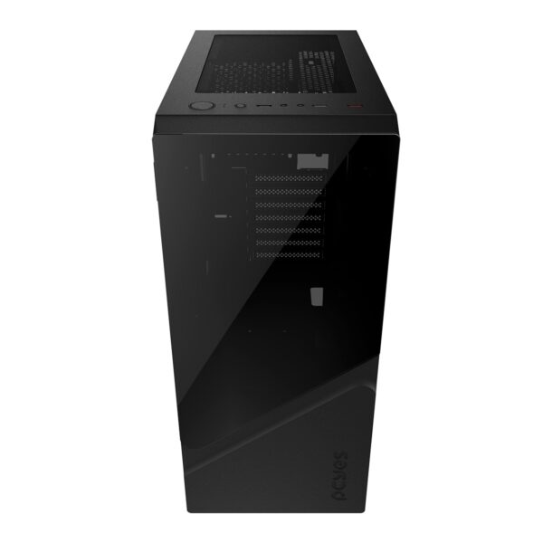 GABINETE GAMER SET BLACK VULCAN - LATERAL EM VIDRO - PCYES - GSBVPBR - Imagem 5