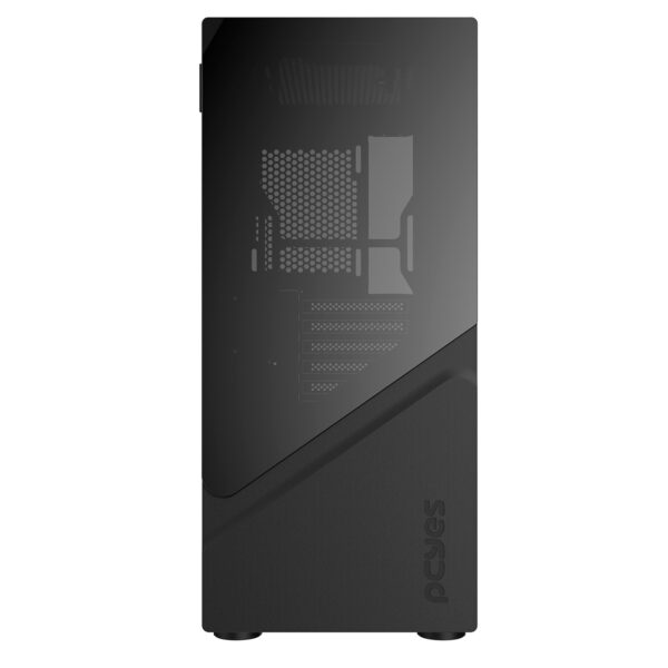 GABINETE GAMER SET BLACK VULCAN - LATERAL EM VIDRO - PCYES - GSBVPBR - Imagem 6