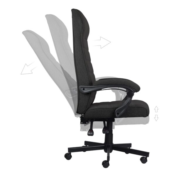 CADEIRA ESCRITORIO ERGONOMICA MAGNUS BLACK - PCEEMAGPT - Imagem 8