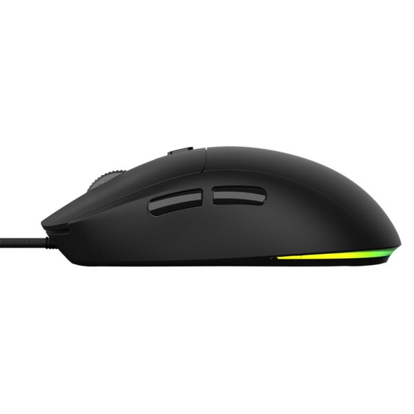 MOUSE GAMER PCYES BASARAN BLACK VULCAN - 12400 DPI - RGB - 6 BOTOES - PMGBRBV - Imagem 6