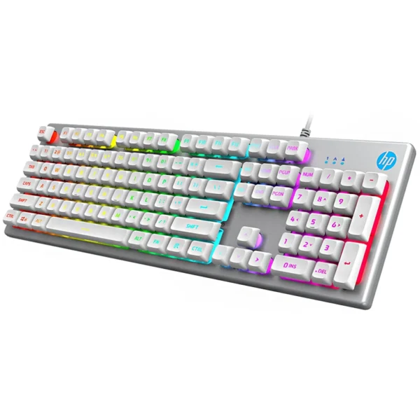 TECLADO GAMER USB LED HP K500F PTA - Imagem 4