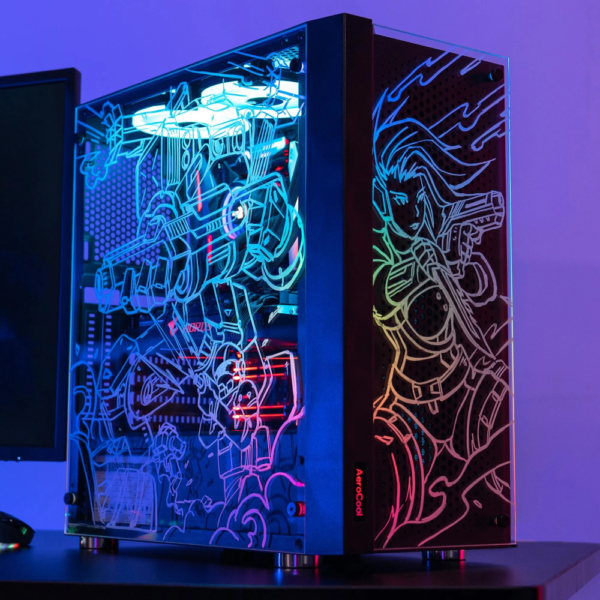 GABINETE AEROCOOL ATX SCRIBBLE V1 PT - Imagem 8