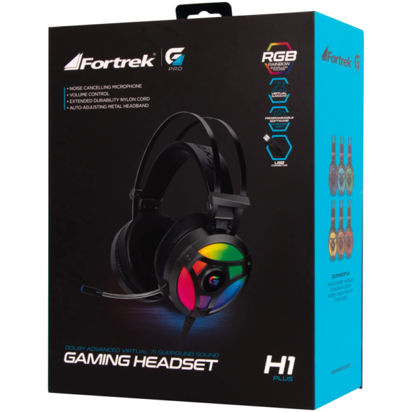 HEADSET GAMER FORTREK G PRO H1+ 7.1 RGB - Imagem 6