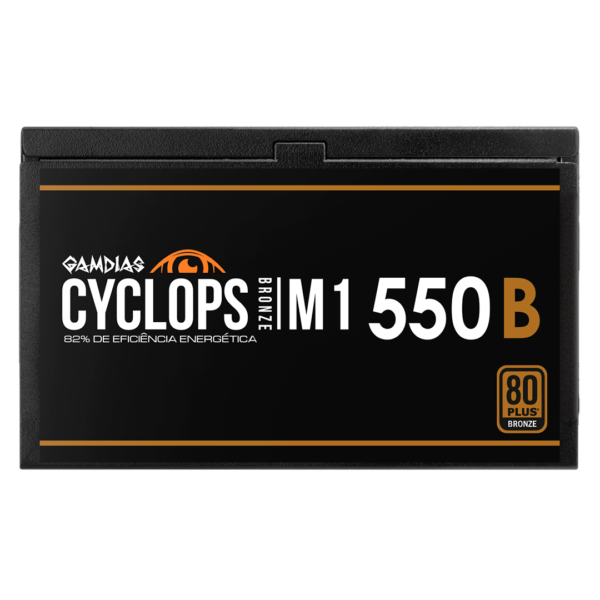 FONTE GAMDIAS CYCLOPS M1-550B WATTS 80 PLUS BRONZE SEM CABO - Imagem 7