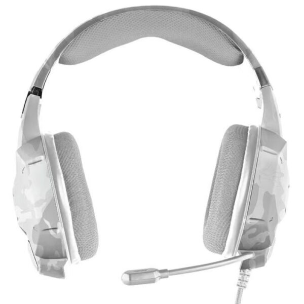 HEADSET GAMER TRUST GXT 322W CARUS BRANCO CAMUFLADO - Imagem 3