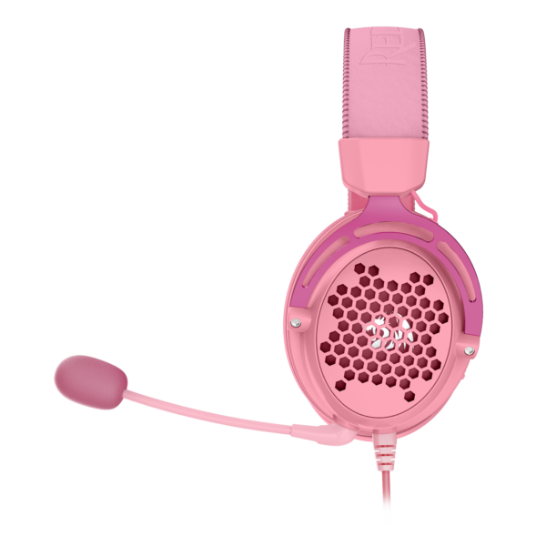 HEADSET GAMER REDRAGON DIOMEDES ROSA - Imagem 3