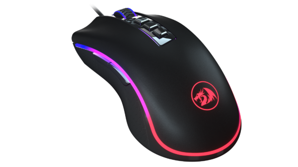 MOUSE GAMER KING COBRA FPS RGB PTO - Imagem 4