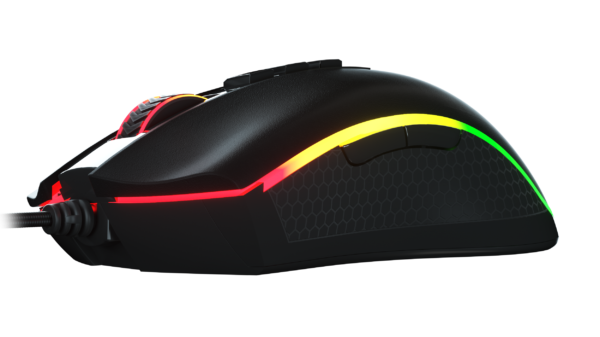 MOUSE GAMER KING COBRA FPS RGB PTO - Imagem 3
