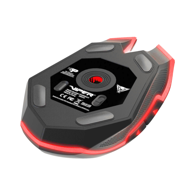 MOUSE GAMER PATRIOT VIPER V530 4000DPI/ LED/7 BOTOES/PRETO - PV530OULK - Imagem 9