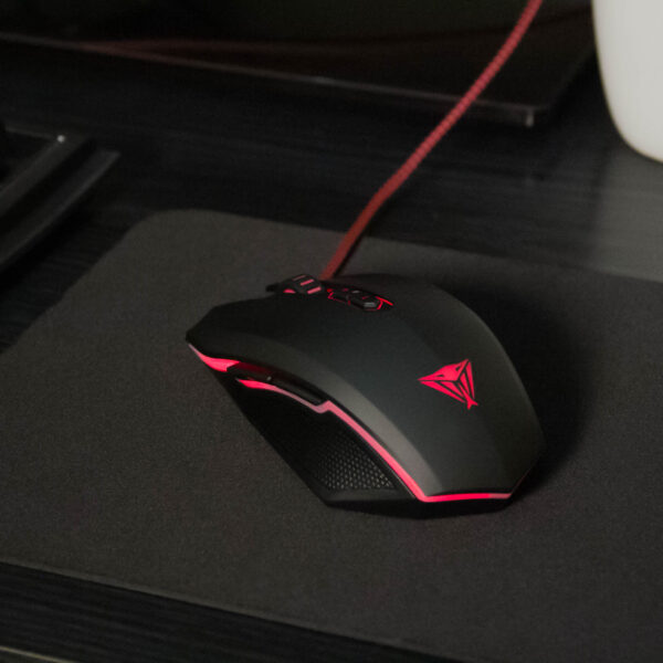 MOUSE GAMER PATRIOT VIPER V530 4000DPI/ LED/7 BOTOES/PRETO - PV530OULK - Imagem 2