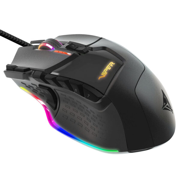 MOUSE GAMER PATRIOT VIPER V570 BLACKOUT 12000DPI/RGB/13 BOTOES/PRETO - PV570LUXWAK - Image 16