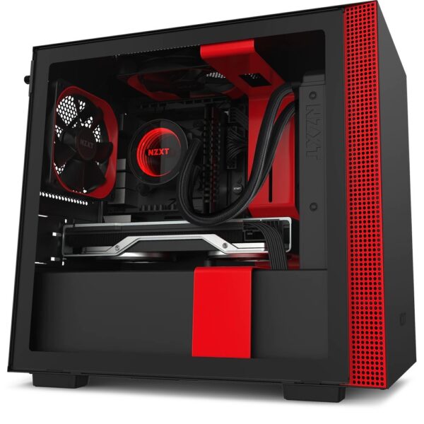 GABINETE H210B-BR PRETO/VERMELHO - Imagem 6