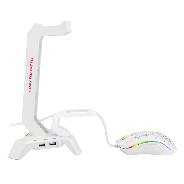 SUPORTE PARA HEADSET SCEPTER RGB ELITE BRANCO - Imagem 6