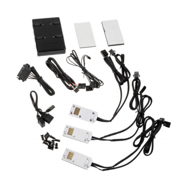 KIT GAMER UNI FAN REDRAGON BY LIAN LI RGB COM 3 UNID BCO C/ CONTROLADORA - Imagem 5
