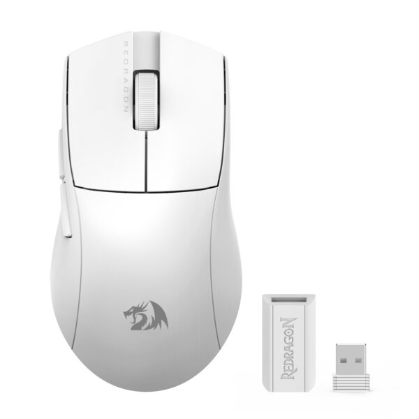 MOUSE GAMER REDRAGON KING PRO BRANCO