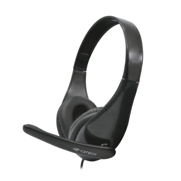 FONE COM MICROFONE C3TECH PH-90BK PRETO - Imagem 2