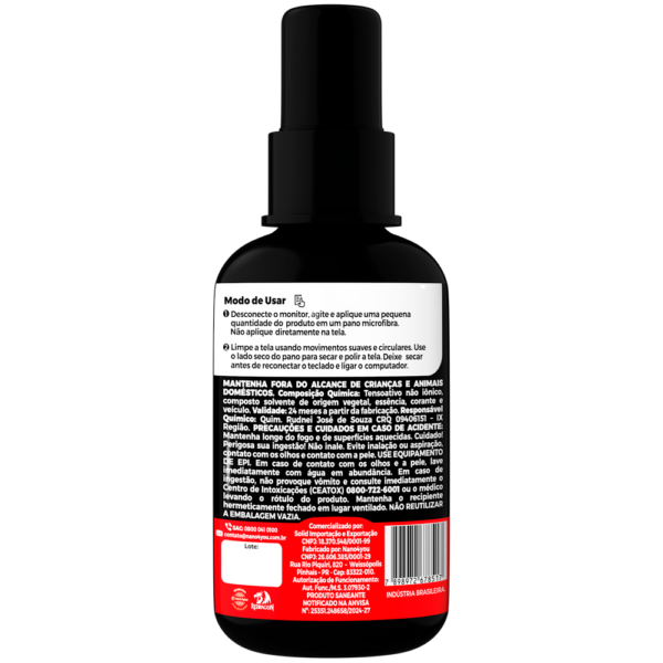 LIMPA TELA DE MONITOR REDRAGON CLARITY 60 ML CLARITY - Imagem 3