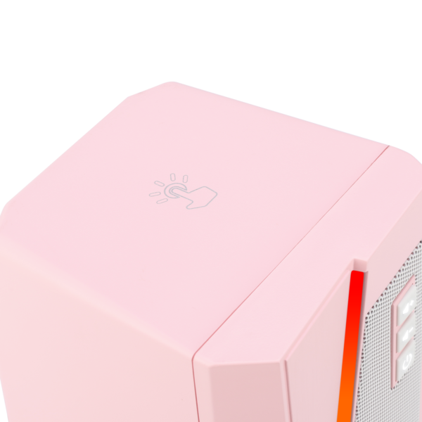 CAIXA DE SOM GAMER ANVIL RGB ROSA - Imagem 5