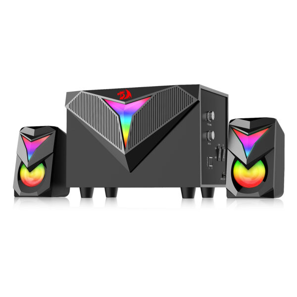 CAIXA DE SOM C SUBWOOFER GAMER REDRAGON TOCCATA RGB PRETO GS700