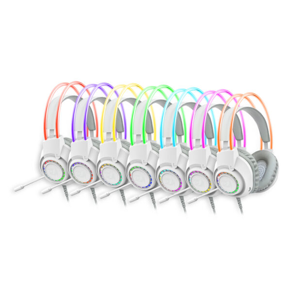 HEADSET GAMER REDRAGON SCREAM BRANCO - Imagem 4