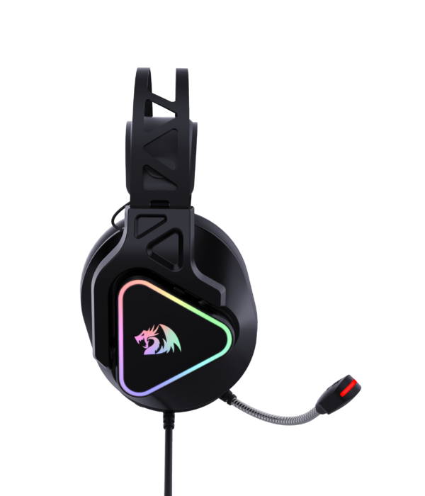 HEADSET GAMER REDRAGON RGB CADMUS PRETO