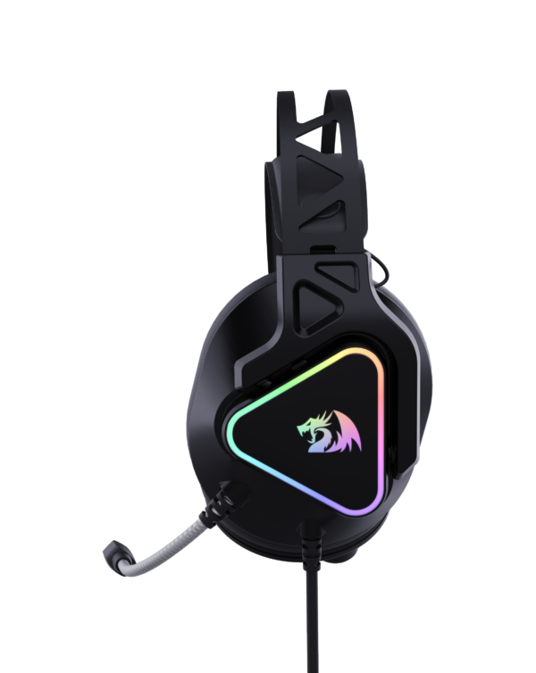 HEADSET GAMER REDRAGON RGB CADMUS PRETO - Imagem 3