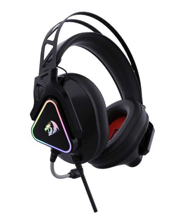 HEADSET GAMER REDRAGON RGB CADMUS PRETO - Imagem 7