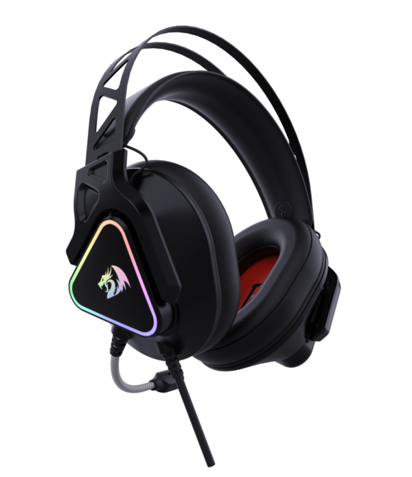 HEADSET GAMER REDRAGON RGB CADMUS PRETO - Imagem 8