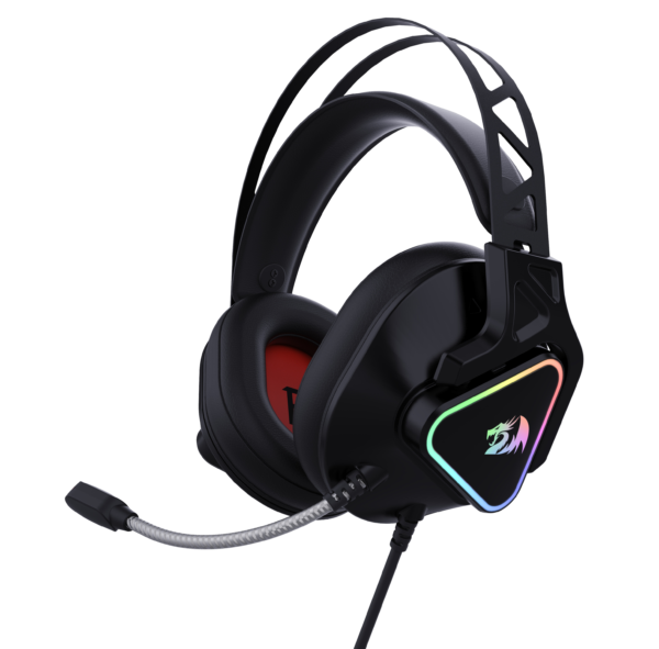 HEADSET GAMER REDRAGON RGB CADMUS PRETO - Imagem 13
