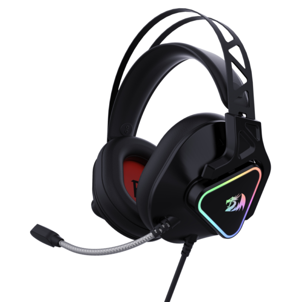 HEADSET GAMER REDRAGON RGB CADMUS PRETO - Imagem 14