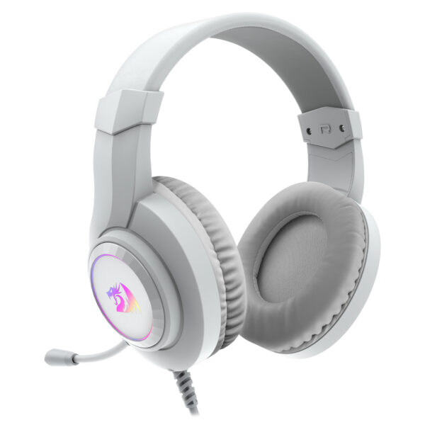 HEADSET GAMER REDRAGON HYLAS USB RGB BRANCO - Imagem 3