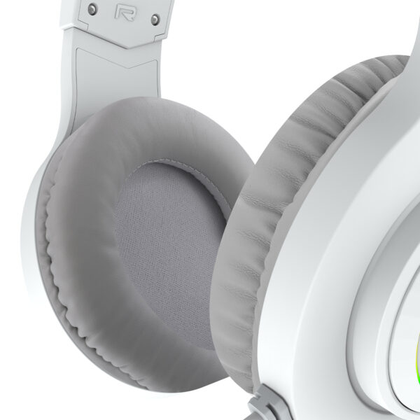 HEADSET GAMER REDRAGON HYLAS USB RGB BRANCO - Imagem 6