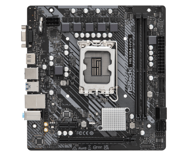 PLACA MAE ASROCK H610M-HVS (LGA1700/DDR4/HDMI/VGA/USB 3.2)