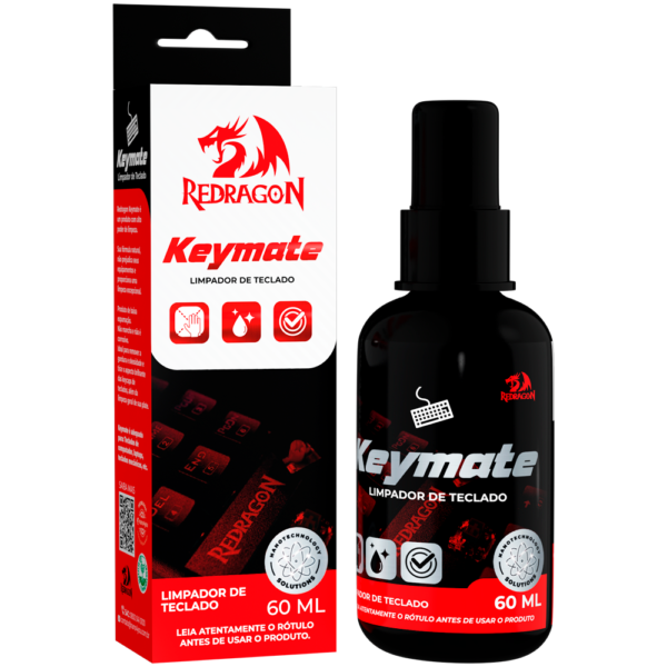 LIMPA TECLADO REDRAGON 60 ML KEYMATE - Imagem 4