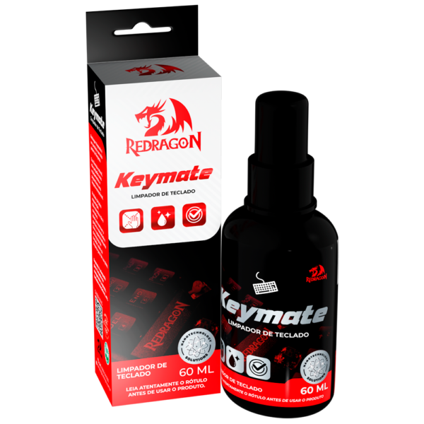 LIMPA TECLADO REDRAGON 60 ML KEYMATE - Imagem 6